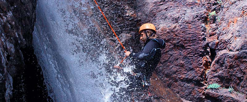 Canyoning aquatic